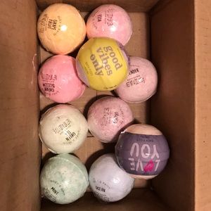 Box of bath bombs